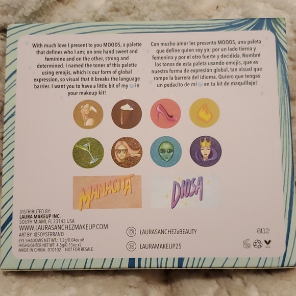 NIB! Moods by Laura Sanchez Eyeshadow Palette - Picture 4 of 6